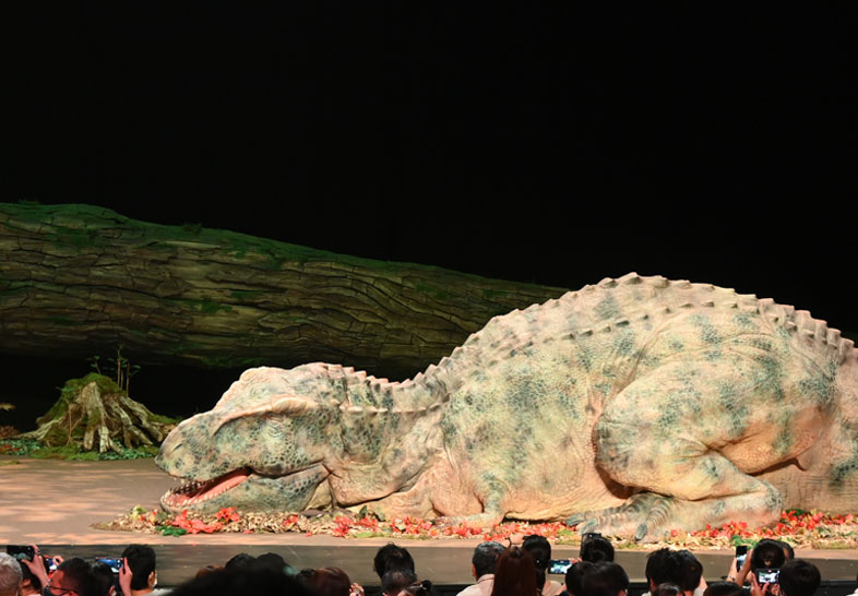 「TIME DIVER 」の恐竜の写真