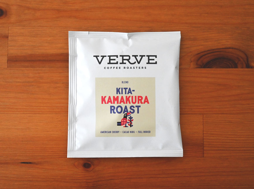 「VERVE COFEE」の「KITA-KAMAKURA-ROAST」のパッケージ写真
