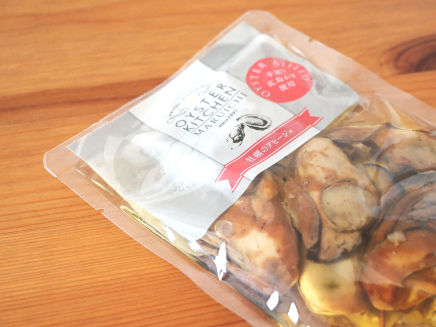 オイスターキッチン「牡蠣のアヒージョ 袋」のパッケージ写真