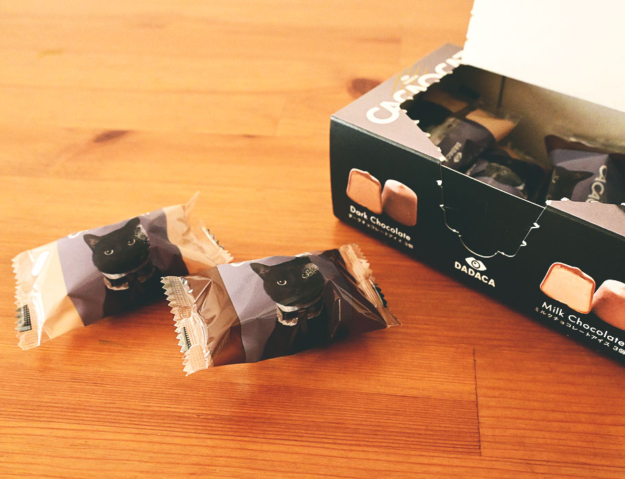 「CACAOCAT ひとくちチョコレートアイス」個包装